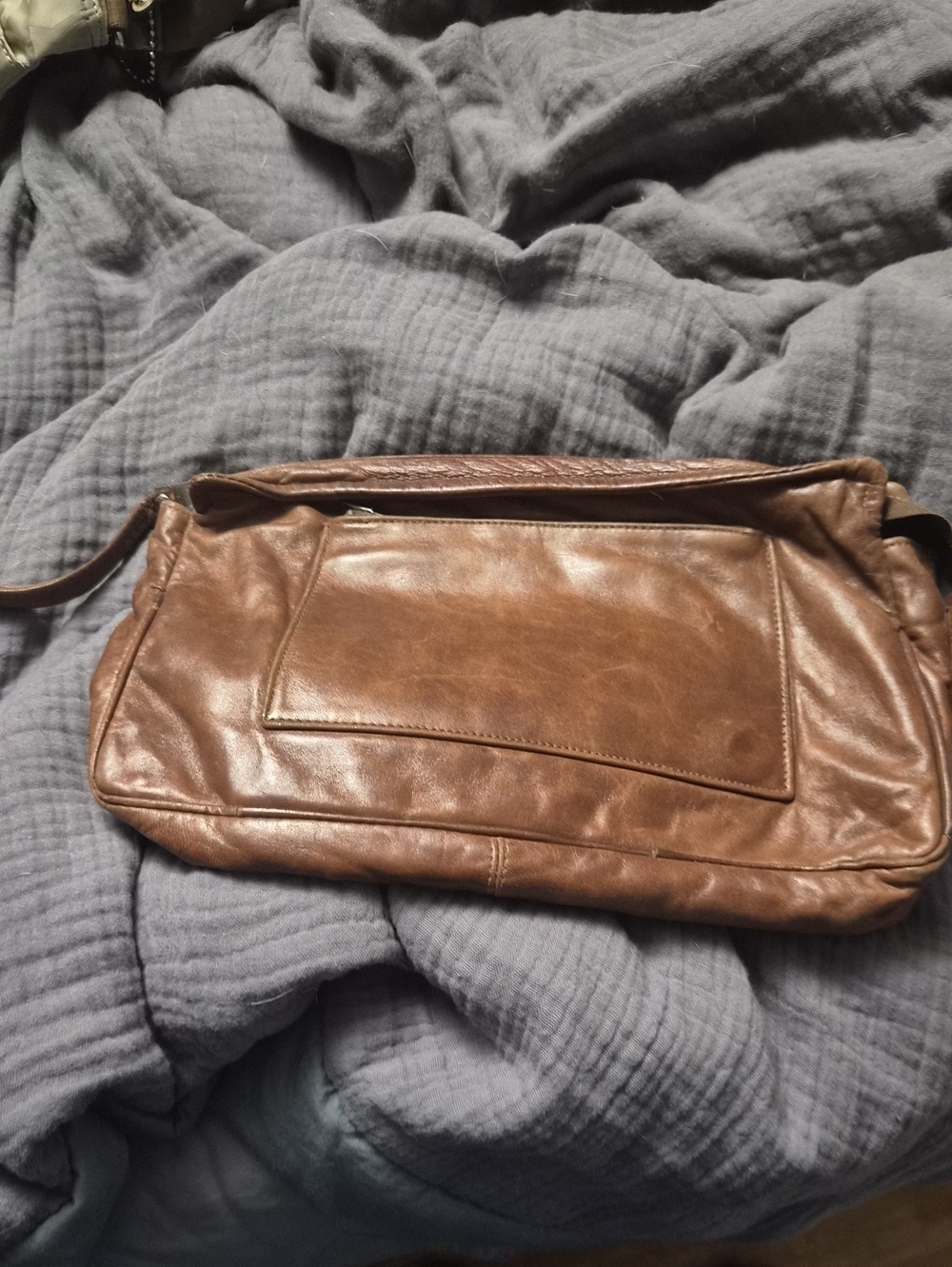 Brown Leather  Bag